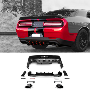 2008-2014 Dodge Challenger / OEM 2015+ style Rear Bumper