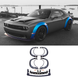 2008-2023 Dodge Challenger / Demon Wide Fender Flares with Front Lip For Hellcat to Demon