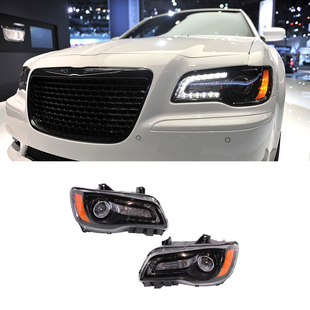 copy_Pair 2011-2023 Chrysler 300 HID / Halogen Headlights Assembly with Bulbs