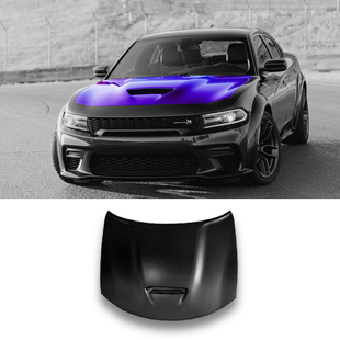 2015-2023 Dodge Charger / Daytona style Aluminum Hood with vented bezel