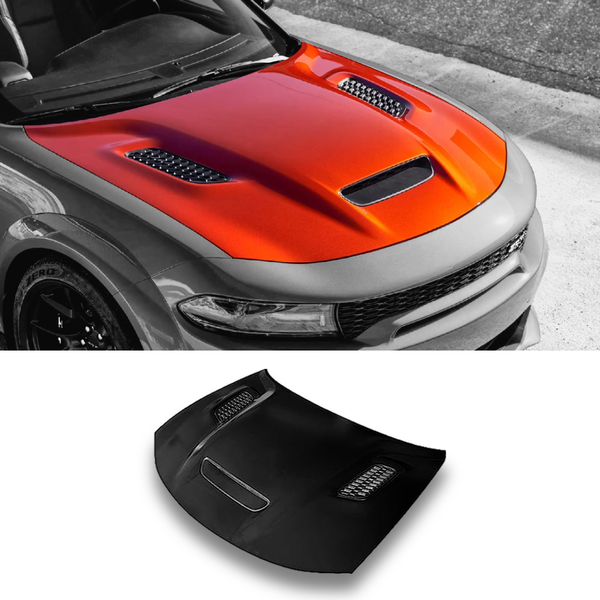 2015-2023 Dodge Charger / SRT Redeye Style Aluminum Hood