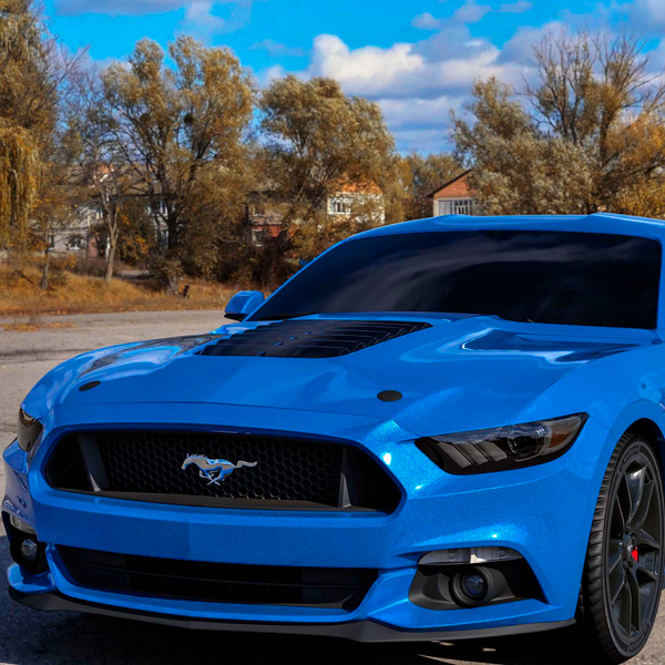 2015-2017 Ford Mustang / GT500 Style Aluminum Hood