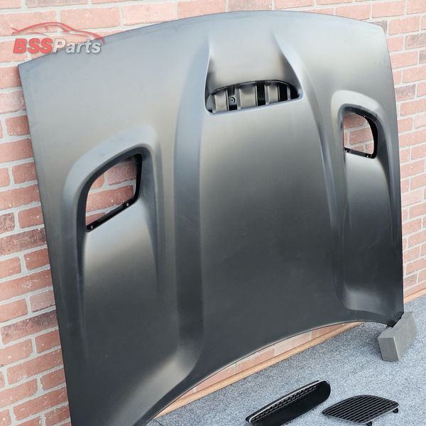 2008 - 2023 Dodge Challenger / Hellcat Style Aluminum Hood /Air Intake Vent