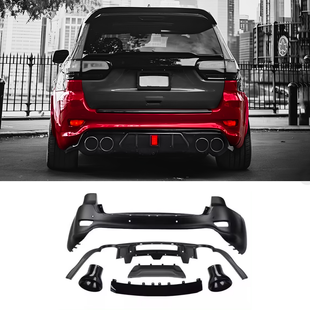 2014-2021 Jeep Grand Cherokee / SRT Style Rear Bumper with Diffuser